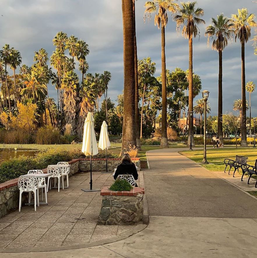 Late afternoon light Echo Park Lake